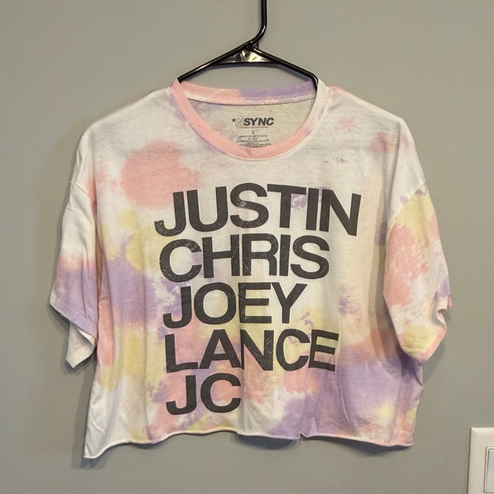 *NSYNC Tye Dye Crop Top